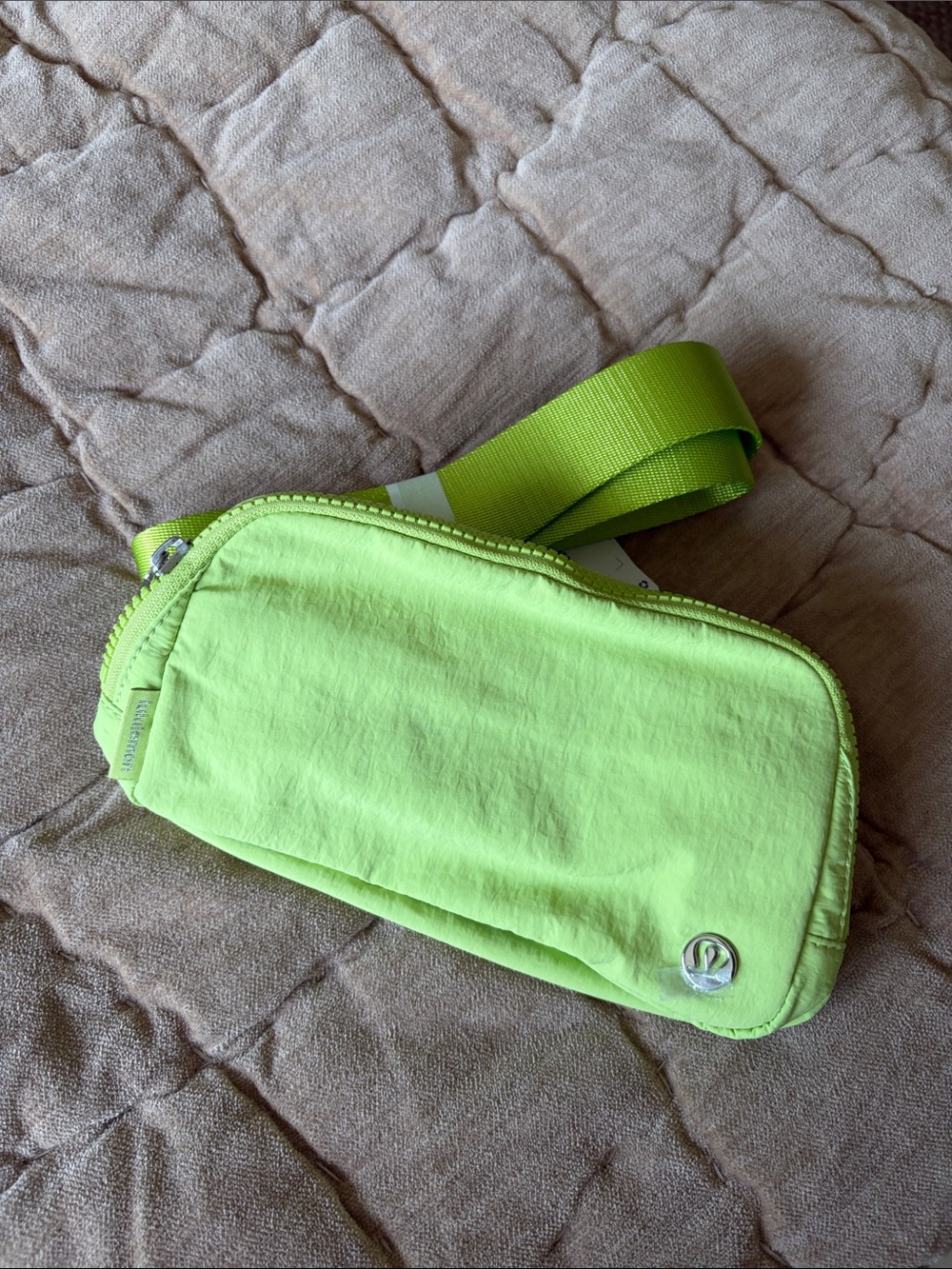 Lululemon Neon Green Belt Bag